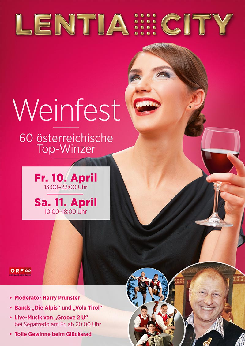 Weinfest LentiaCity Plakat